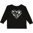 thumbnail image 3 of Inktastic Science Heart Beaker, Book, DNA and Microscope Boys or Girls Long Sleeve Toddler T-Shirt, 3 of 5