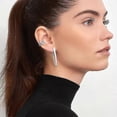 thumbnail image 4 of Pendientes de Mujer Yashi sin Perforación en Forma de C Oro Rosa, 4 of 4