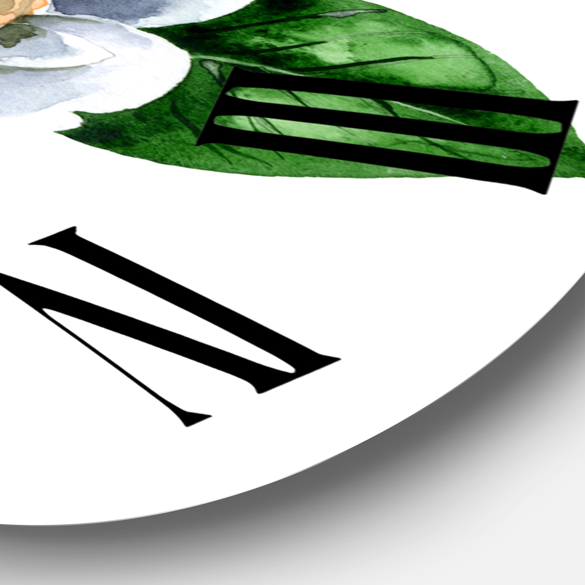 Designart 1 in Quartz Traditional Wall Clock