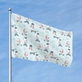 thumbnail image 2 of Picia Poodle Playing Skateboard Printed Flag ,Poodle Playing Skateboard Pattern Garden Flag Vertical Double,Yard Lawn Outdoor Decor 48x72", 2 of 9
