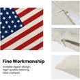 thumbnail image 6 of 4th of July Pillow Covers 20x20 American Flag Memorial Day Outdoor Decor Blue White Stars and Red Stripes Throw Pillows for Couch Pillowcase Decorative Cushion Case for Sofa Bed Set of 2, 6 of 6