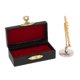thumbnail image 3 of 2x Instrumento Musical Modelo de en Miniatura Dorado con Soporte Y Estuche shamjiam Clarinete miniatura, 3 of 9