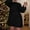 Black, variant on HUITKMM Fall Dresses for Women Women's and Winter Round Neck Long Sleeve Loose Large Size Sequins Short European Style Dress Fashion Casual Dress