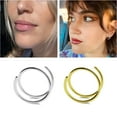 thumbnail image 2 of 4Pieces 8mm 20G Nostril Piercing Spiral Nose Ring for Single Piercing Jewelry, 2 of 12