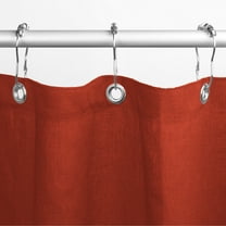 Natural Linen 54x74" Stall Shower Curtain - Luxurious Leakproof curtain for Tub, Bath and Stall Showers, Made in the USA - Autumn