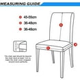 thumbnail image 2 of 6Pcs Stretch Dining Chair Slipcovers, Removable Washable Soft Spandex Chair Covers for Kitchen Hotel Table Banquet, 2 of 5
