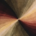 thumbnail image 5 of EORC  Hand-Tufted Wool Swirl Rug, Multicolored | Vibrant & Stylish Area - 4' Round, 5 of 5