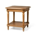 thumbnail image 1 of Maven Lane Pullman Table d'Appoint Carrée Traditionnelle en Bois, Fini Naturel Vieilli, 1 of 6