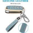 thumbnail image 4 of Key Fob Cover Compatible with Kia Sorento Sportage Rio Soul Forte Optima Keychain Case Holder Protector,Blue, 4 of 7