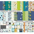thumbnail image 2 of Inkdotpot Its a Baby Boy Theme Collection Double-Sided Scrapbook Paper Kit Cardstock 12"x12" Card Making Paper Pack With Sticker Sheet - 16 Pages - Blue, 2 of 4