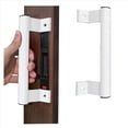 thumbnail image 3 of 3X Manija Puerta Corrediza Tirador Puerta Vidrio Corrediza Aluminio 8 Pulgadas las Manijas Puertas Corredizas Patio Se Adaptan A Orificios Montaje 6-5/8 Pulgadas, 3 of 5