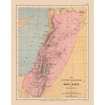 Historic Map - United Kingdom Saul David Solomon - Case 1878 - 23 x 28.99 - Vintage Wall Art