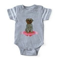 thumbnail image 1 of CafePress - FIN Lhasa Apso Valentine - Cute Infant Baby Football Bodysuit, 1 of 1