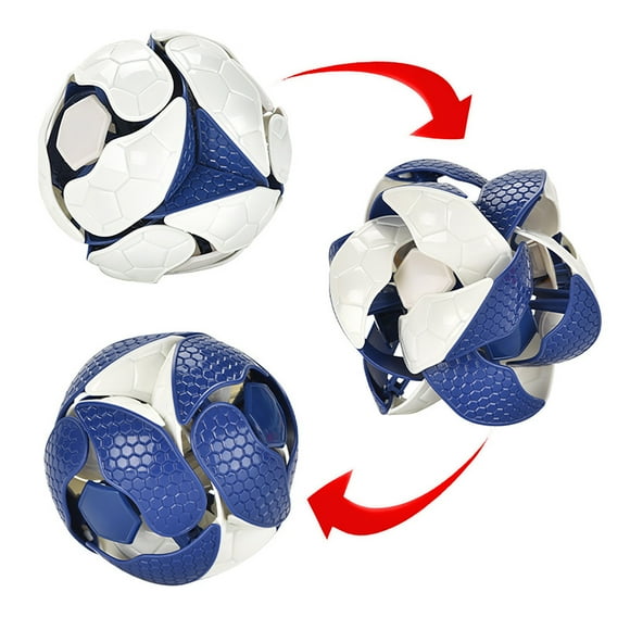 Color Flipping Smooth Sphere Hand Toy Multifunctional Retractable Educational Stress Sensory Play for Kids Adults