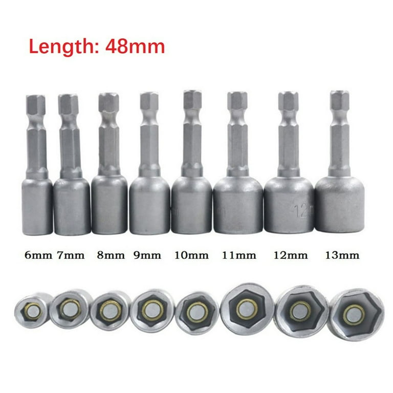 10mm Impact Socket Magnetic Nut Screwdriver 1 4