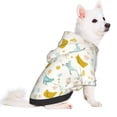 thumbnail image 2 of Fotbe Chicken Sudadera con Estampado para Perros Pequeños – Suéter con Capucha para Mascotas, Tela Suave de Forro Polar con Bolsillo-X-Large, 2 of 7