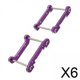 thumbnail image 1 of Piezas de Refuerzo de Brazo Oscilante Baoblaze 6xRC para Wltoys 124016 124017 124018 124019 1/12 Amaranth, 1 of 8