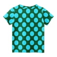 thumbnail image 5 of Zpanxa T-Shirts pour Tout-Petites Fille à Pois Col Rond Manches Courtes Haut Décontracté Polyester Spandex 9-10 Ans, 5 of 5