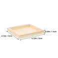 thumbnail image 2 of UPGRATOR 4Pcs Beige Wooden Puzzle Sorting Tray Square Tray For Building Blocks Accessories, 2 of 8