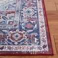 thumbnail image 6 of SAFAVIEH Tucson Medici Traditional Machine Washable Area Rug, 8' x 10', Red/Navy, 6 of 14