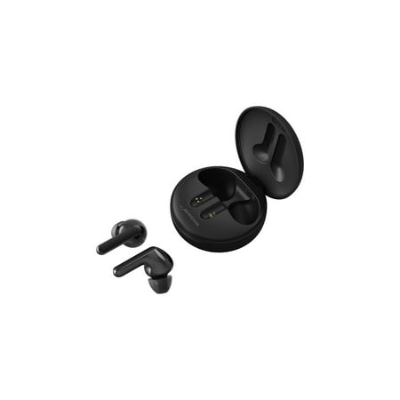 LG TONE Free HBS-FN6 Bluetooth Wireless Stereo Earbuds with UVnano Charging Case and Meridian Audio, Black