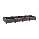 thumbnail image 2 of Contenedor de plantas de cama de jardín práctico, fácil ensamblaje conveniente, caja de plantadores de plantación al aire libre para patio de 160 cm x 40 cm x 22 cm, 2 of 8