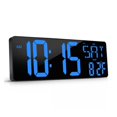 thumbnail image 1 of 42cm Lar  LED Digital Perpetual Calendar Clock Brightness Adjustable Temperature Date Week Display Alarm Clock With RE ,Multi Purpose, 1 of 7