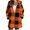 #08 Orange 【Mix & Match Your Daily Essentials】, variant on Women's Winter Faux Shearling Coat Jacket Long Sleeve Zip Up Outerwear Tops Blazers Cardigans Solid Color Warm Fleece Lined Casual Streetwear Travel Dating Fashion Essential Gift for Women