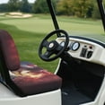 thumbnail image 4 of Psesaysky Bald Eagle Print Universal Golf Cart Seat Covers American Flag Club Car Precedent Golf Cart Breathable Material Fit Like a Glove for Women Men, Easy to Install, 4 of 8
