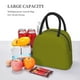 thumbnail image 5 of Disketp Olive Bolsa Térmica para Almuerzo, Lonchera con Abertura Amplia y Gran Capacidad, Organizador Reutilizable para Mujeres, Hombres y Adultos, 5 of 6