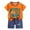 Z1-Orange, variant on Boys Summer Pajamas Sets Cotton Short Sleeve Cartoon Fruit Print Shirts and Shorts Pjs Snug Fit Sleepwear Set,Blue,12-18 Months