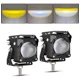 thumbnail image 1 of Auxiliares Lupas Bicolor Spot Luz Faros Niebla Motos Carros, 1 of 7