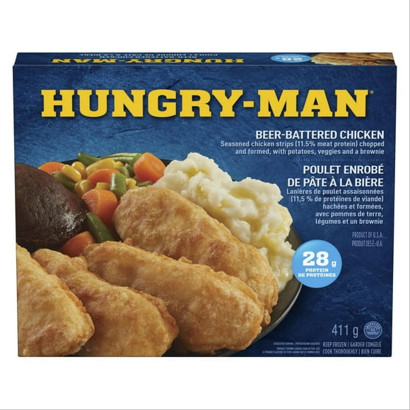 Hungry-Man Poulet enrobé de pâte à la bière 411 g