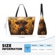 thumbnail image 4 of Easygdp Cute Cow Sunflower Field Bolsa de Viaje de Playa de Gran Capacidad, Bolsa Tote Perfecta para la Playa, Escapadas de Fin de Semana y Viajes, 4 of 7