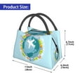 thumbnail image 2 of Disketp Dreaming Travel Insulated Bags, Insulated Cooler Bag Totes for Lunch Beach Camping, 2 of 6