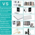 thumbnail image 4 of Floating Shelves Set Of 2 315787 Inch Wood White For Home Decor Storage Display, 4 of 4