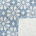 thumbnail image 6 of SAFAVIEH Martha Stewart Hampton Caroline Diamond Runner Rug, Navy/Ivory, 2' x 9', 6 of 11