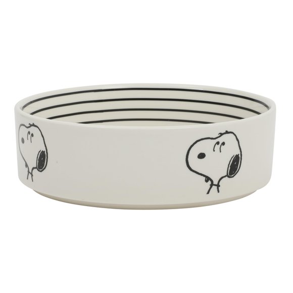 Cuenco para perro Peanuts 17 cm Snoopy con diseño de hueso – loza