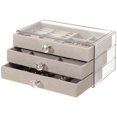 thumbnail image 1 of Jewelry Organizer Drawer Multilayer Jewelry Storage Box for Necklace Stud Earrings Ring, 1 of 6
