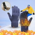 thumbnail image 2 of YIKA Winter Knit Gloves Warm Full Finger Gloves for Men and Women with Upgraded Touch Screen Anti slip Fleece Lined Winter Gloves, 2 of 2