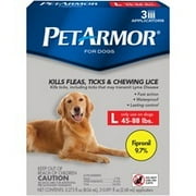 PetArmor Flea & Tick Protection for Dogs up to 22 Pounds, 1 month supply