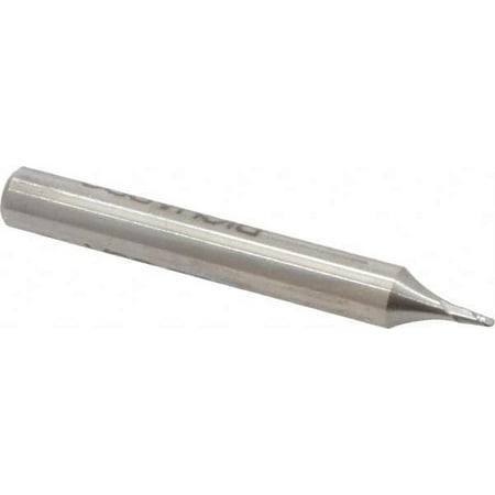 

Made in USA 0.045 Diam 0.067 LOC 2 Flute High Speed Steel Ball End Mill
