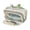 Olive Green, variant on Canvas Travel Makeup Bag, Clear Window Cosmetic Case for Organizing, Large Capacity Toiletry Organizer Pouch for Purse, Multi-Purpose Storage Pouch for Vanity and Desk Accessories