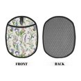 thumbnail image 2 of Naloa Wisteria Flower Silicone Pot Holders, Oven Mitts Heat Resistant Hot Pads, Non Slip Pot Holder for Kitchen Baking and Cooking 9.4 x 7.5 Inches, 2 of 7