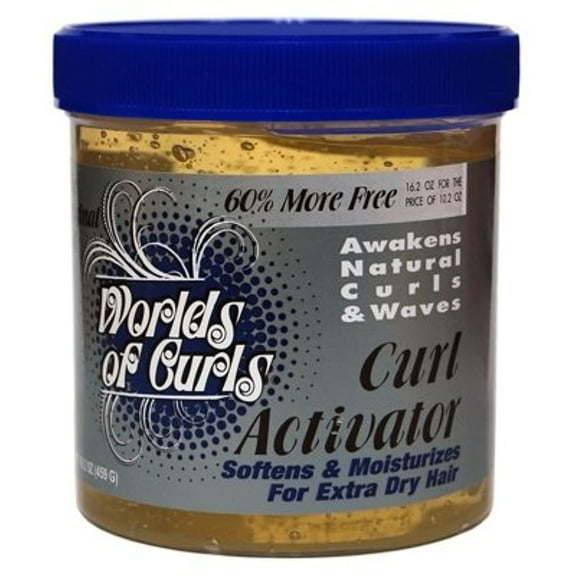 Worlds of Curls Curl Activator for Extra Dry Hair, 16 oz, 2 Pack
