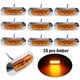thumbnail image 1 of 10x ámbar 4 LED luz de posición lateral para camioneta remolque camioneta 12V 24V, 1 of 5