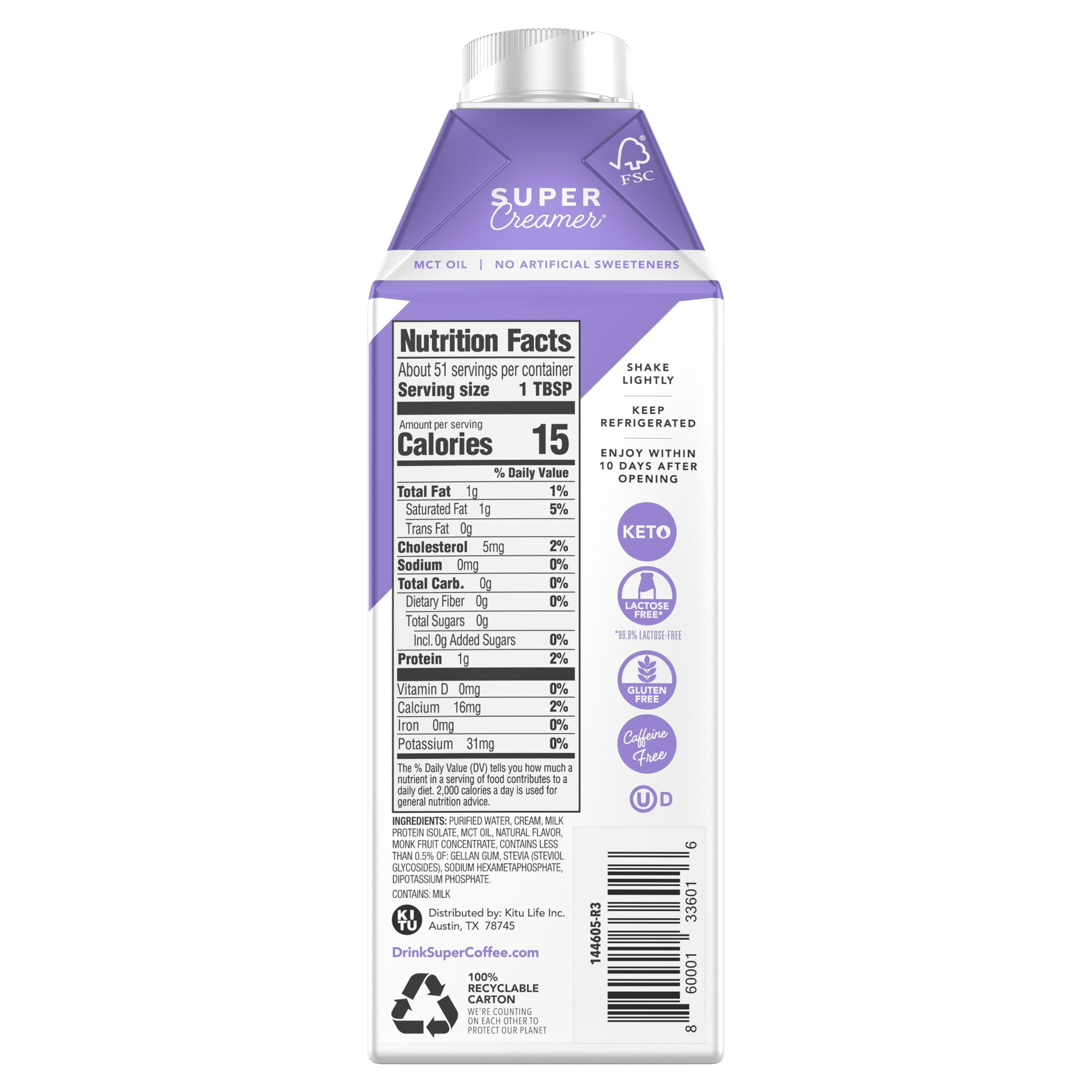 Super Coffee Creamer, Sweet Cream, 25.4 fl oz