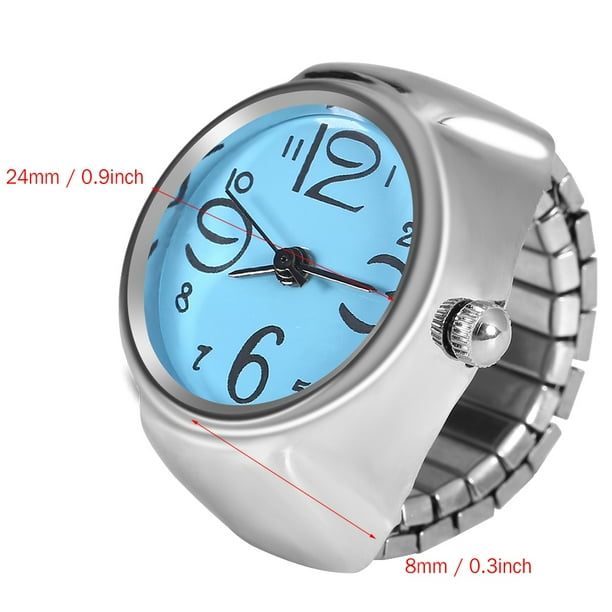 Reloj Reloj de Dedo de 8 Colores Reloj de Dedo de Moda Redondo analógico de Cuarzo Reloj de Amor para Hombres y Mujeres ANGGREK Otros