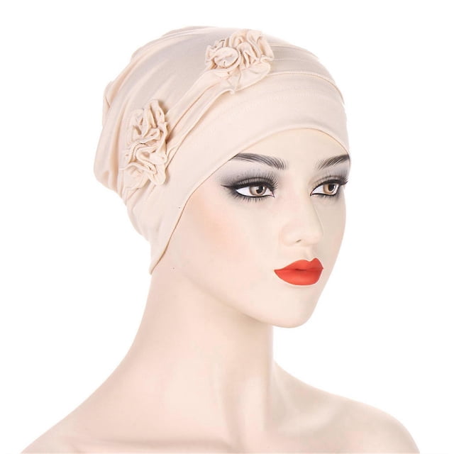Women Headwrap Headwear Hat Hair Scarf Perfect for Festivals and Celebrations Breathable Head Cover Headscarf coffee