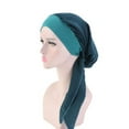 thumbnail image 3 of Visland Polyester Bonnet Head Scarf Sleeping Cap Headwear Head Wrap Turbans for Women Bonnet for Long Curly Hair, Braids,Multiple Colour, 3 of 7